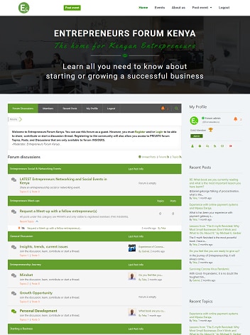 Entrepreneurs Forum Kenya - James Serengia