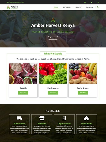 Amber Harvest Kenya - James Serengia